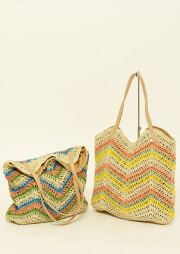 期間限定10%OFF!【2025春夏】【67】雑材柄物肩掛けバッグ【1254-221-1】【Selection】【S12】