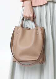 【2026春夏】【67】合皮2WAYトートバッグ【1261-444-1】【Selection】【S11】
