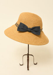 期間限定10%OFF!【2025春夏】【66】コンビネーションブレードリボンハット【200H3554】【Selection】【S12】
