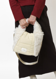 【2025秋冬】【66】フェイクファーキルティング2wayトートバッグ【3251-365-1】【Selection】【colde】【S22】