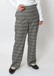 【2025秋冬】【ブルーライフ】起毛チェックセミワイドパンツ【B-J-351】【S22】