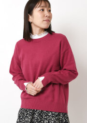 【2025秋冬】【ブルーライフ】ラクーン混ニットプルオーバー【BL065601】【S22】