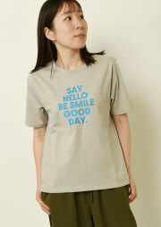 期間限定10%OFF!【2025春夏】【ブルーライフ】ロゴプリントTシャツ【BL155107】【S12】