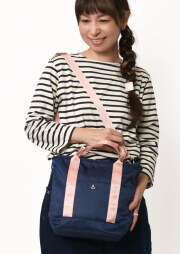 【2025秋冬】【ポートランド】2WAYバイカラーショルダーバッグ【PA41-416】【66】【S21】