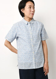 期間限定10%OFF!【2025春夏】【ポートランド】小花プリントロングブラウス四分袖【PL055408】【S12】