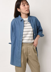 【2025秋冬】【ポートランド】ライトオンスデニムチュニック【PL055804】【S21】