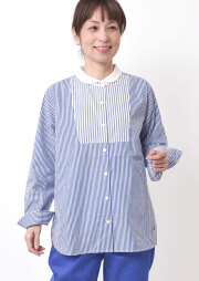 【2026春夏】【ポートランド】ショールカラークレリックブラウス【PL056302】【S11】