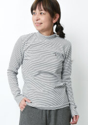 SALE!!【2025秋冬】【ポートランド】ボーダーハイネックカットソー【PL075822】【S21】