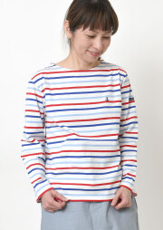 【2026春夏】【ポートランド】ボーダーボートネック九分袖【PL076201】【S11】