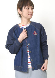 【2026春夏】【ポートランド】カットデニムブルゾン【PL166302】【S11】