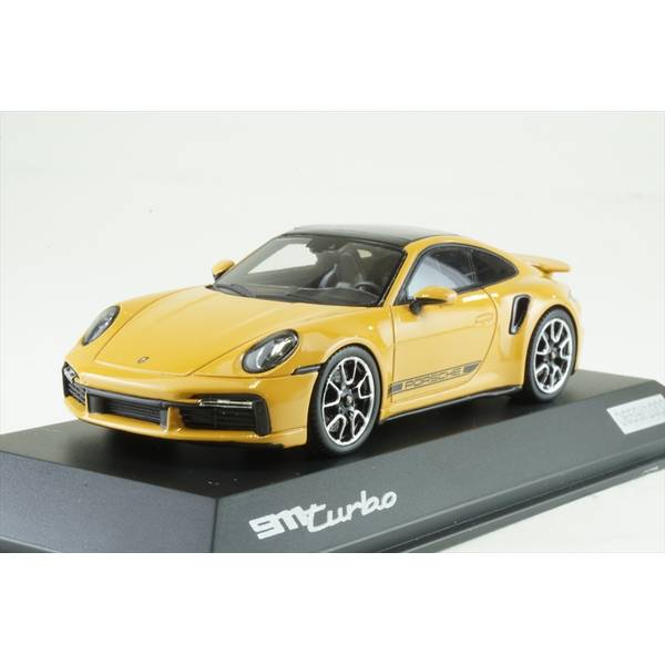 ディーラー別注 1/43 ポルシェ 911 ターボ 992 バハマイエロー 完成品
