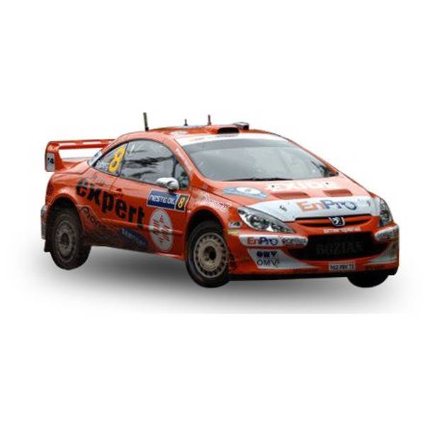 11月予約】サンスター 1/18 プジョー 307 WRC No.8 2006 WRC