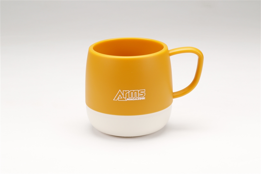 アームズマガジン アウトドアマグカップ イエロー グッズ AM2007【在庫品】