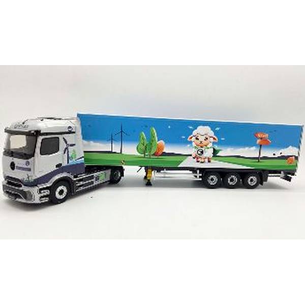 3月予約】エリゴール 1/43 メルセデス・ベンツ eACTROS セミトレーラー