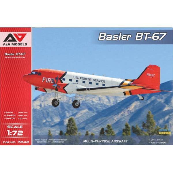 モデルズビット 1/72 バスラー BT-67 ターボプロップ多用途