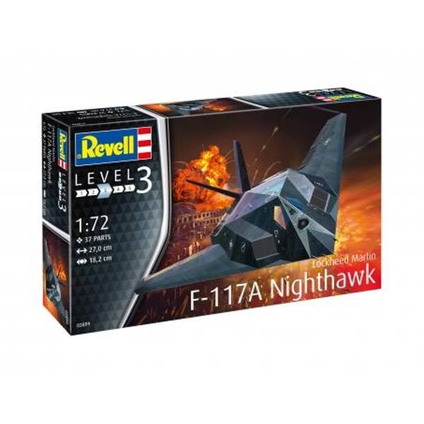 ドイツレベル 1/72 F-117 ステルスファイター スケールモデル 03899