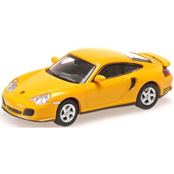 1月予約】ミニチャンプス 1/87 ポルシェ 911 ターボ 2000 イエロー