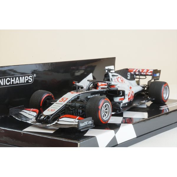 ミニチャンプス 1/43 ハース F1チーム VF-20 No.51 2020 アブダビGP P.フィッティパルディ 完成品ミニカー 417201751