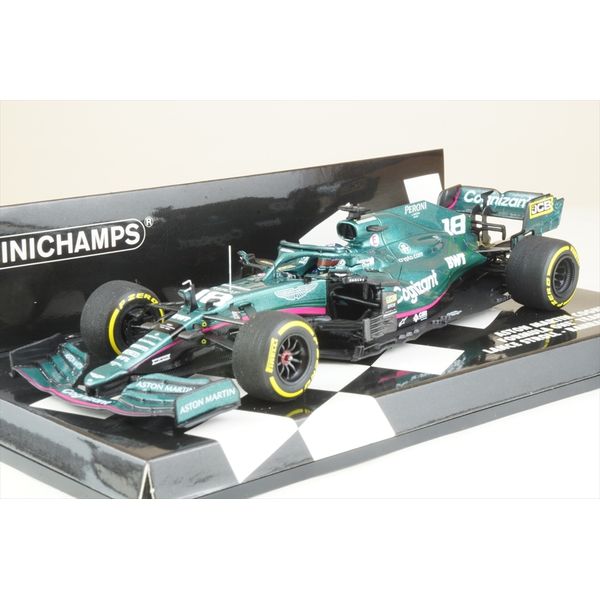 ミニチャンプス 1/43 アストンマーティン コグニザント AMR21 No.18 2021 F1 バーレーンGP L.ストロール 完成品ミニカー 417210118