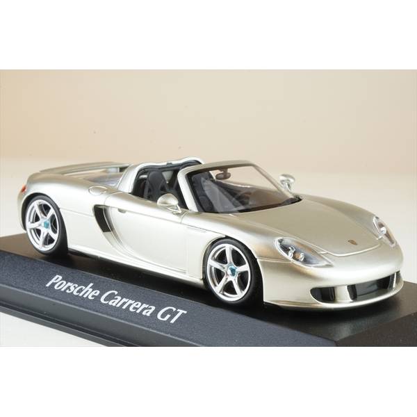 ミニチャンプス　Carrera GT ミニカー 2台セット シルバー　ポルシェ ミニチャンプス Carrera GT ミニカー 2台セット シルバー