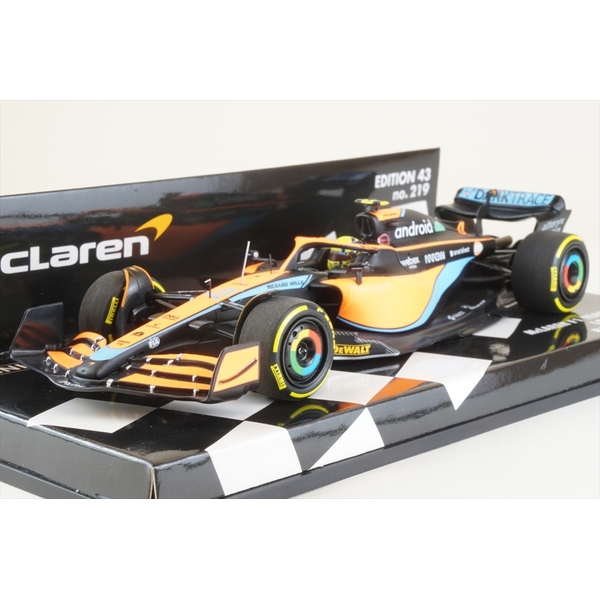 ミニチャンプス 1/43 マクラーレン MCL36 No.4 2022 F1 バーレーンGP L