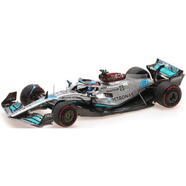 ミニチャンプス 1/43 メルセデスAMG F1 W13 E Performance No.63 2022 F1 ハンガリーGP 初ポールポジション G.ラッセル 完成品ミニカー 417223163