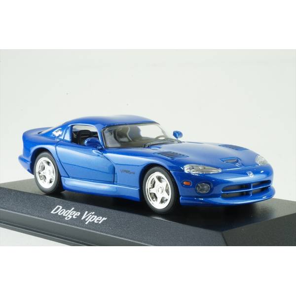 マキシチャンプス 1/43 ダッジ バイパー クーペ 1993 ブルーメタリック 完成品ミニカー 940144021