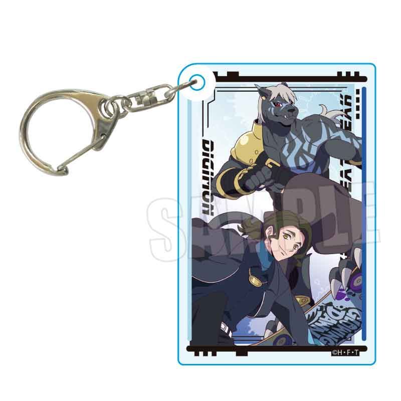 DIGIMON BEATBREAK アクリルキーホルダー 沢城 キョウ&ムラサメモン
