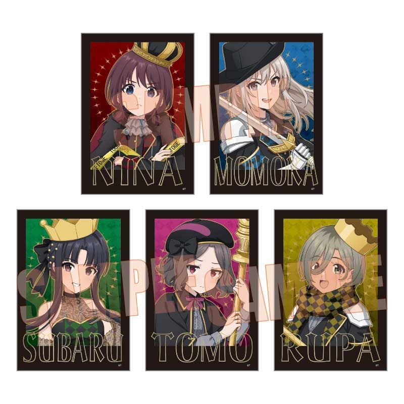 【2月予約】ガールズバンドクライ トレーディング箔押しブロマイド チェス 5個入BOX キャラグッズ 4522776434798
