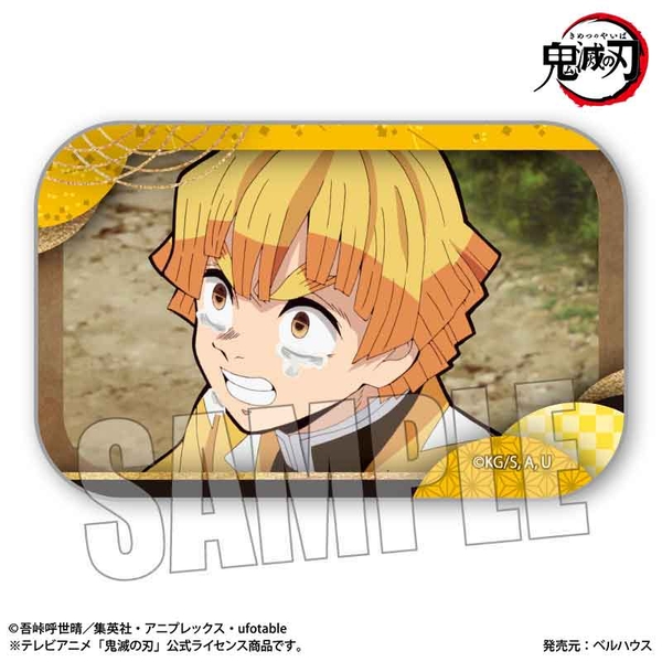 テレビアニメ「鬼滅の刃」竈門炭治郎 立志編 メモリーズスクエア缶バッジ 我妻 善逸 (再販品)