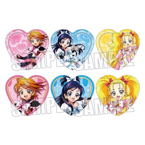 【11月予約】ふたりはプリキュアMax Heart トレーディングハート缶バッジ Action ver. 6個入BOX キャラグッズ 4522776569391