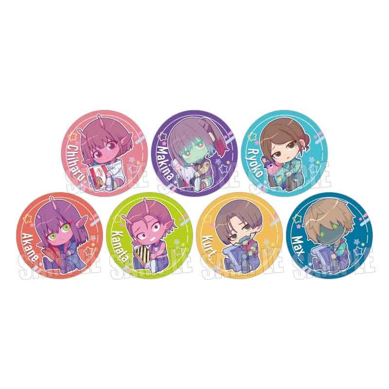 【2月予約】アニメ『銀河特急 ミルキー☆サブウェイ』 トレーディング缶バッジ ぎゅぎゅっと 7個入BOX キャラグッズ 4522776574661
