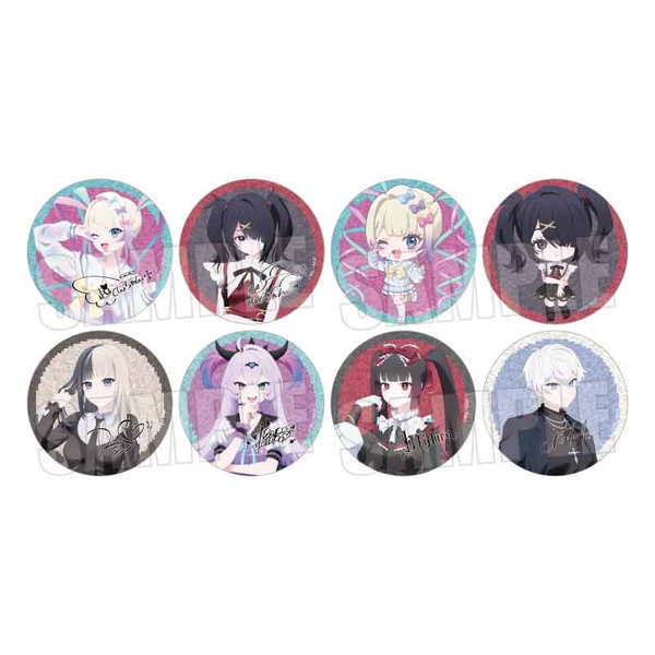 アニメ「NEEDY GIRL OVERDOSE」 トレーディンググリッター缶バッジ 8個入BOX
