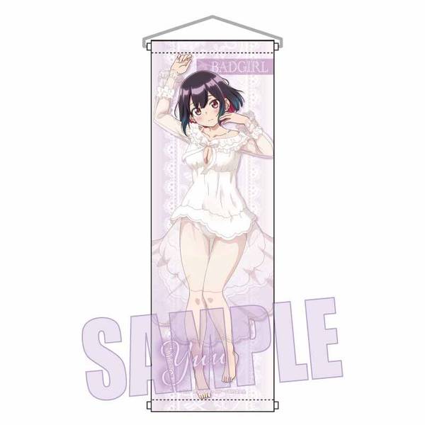 【3月予約】ばっどがーる スリムタペストリー 優谷 優 ネグリジェver. キャラグッズ 4522776789355
