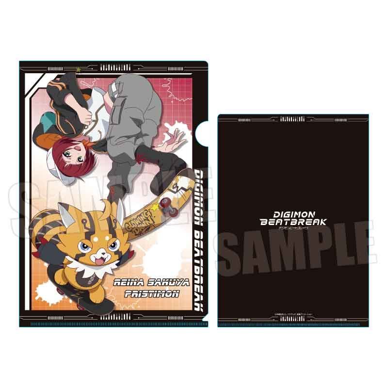 【2月予約】DIGIMON BEATBREAK クリアファイル 咲夜 レーナ&プリスティモン Skater ver. キャラグッズ 4522776882261
