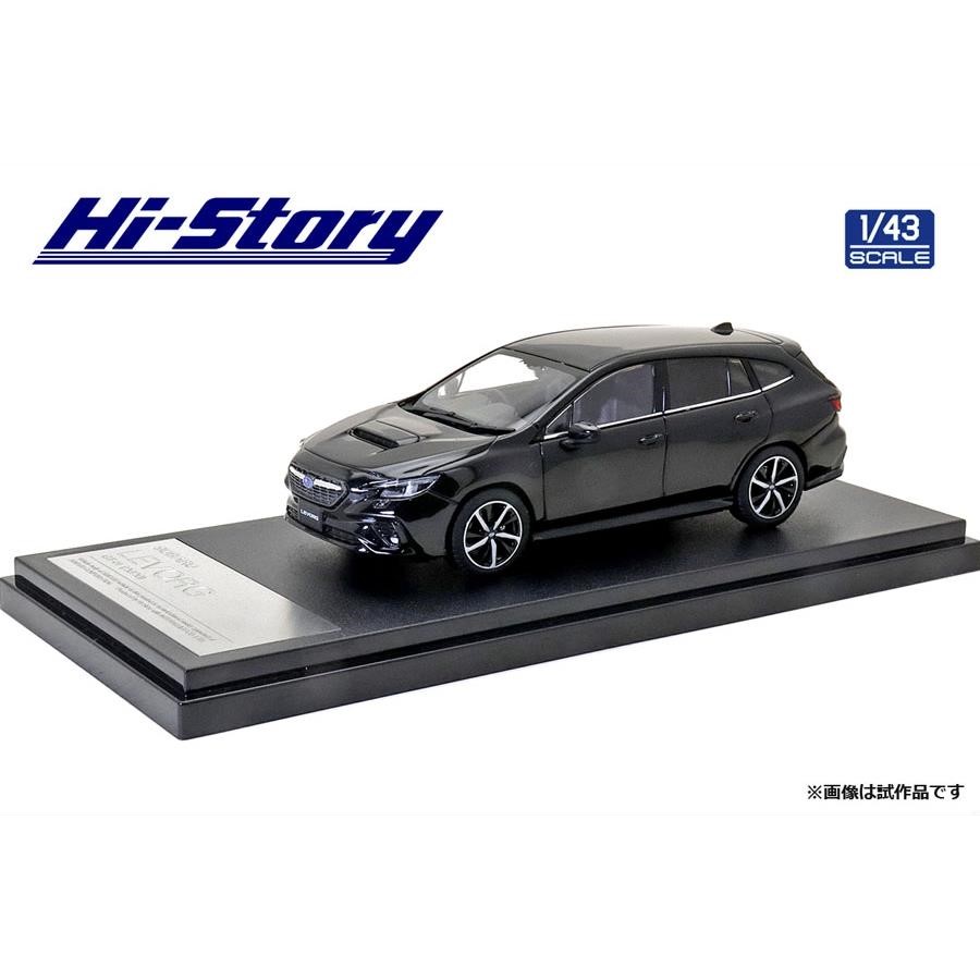 ハイストーリー 1/43 スバル レヴォーグ GT-H 2020 クリスタルブラックシリカ 完成品ミニカー HS330BK