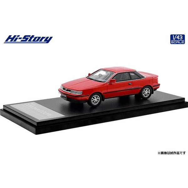 ハイストーリー 1/43 トヨタ コロナクーペ 2000GT-R 1985 スーパーレッドII 完成品ミニカー HS455RE