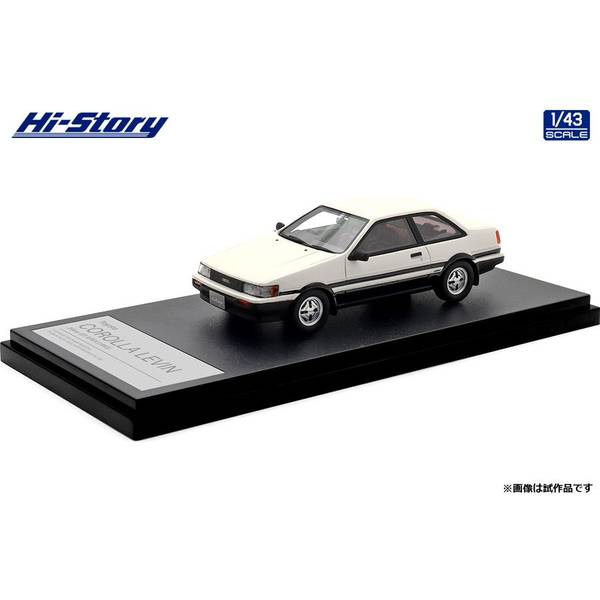 ハイストーリー 1/43 カローラ レビン 1983 ハイストーリー 1/43 トヨタ カローラレビン GT-Z 1987