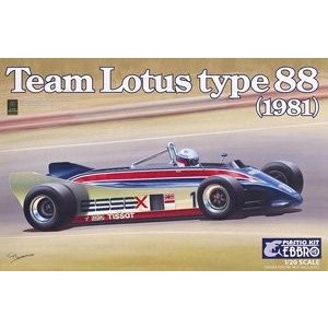 ロータス88 (エブロ) エブロのプラモで楽しむロータスの革命児たち。「1/20 チーム