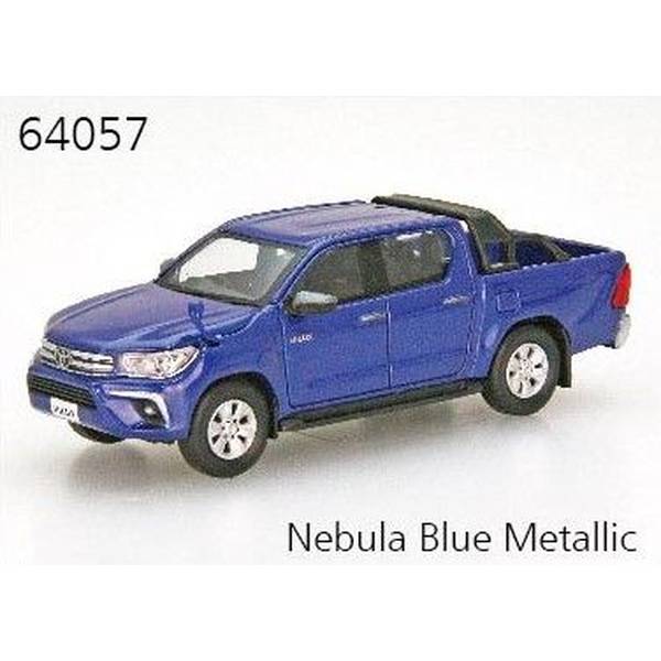9月予約】エブロ 1/64 トヨタ ハイラックス ネビュラブルー