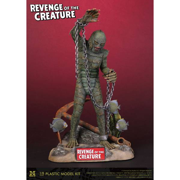 エクスプラス　1/8 「半魚人の逆襲」　プラモデル完成品 エクスプラス 1/8 半魚人の逆襲 キャラクタープラモデル