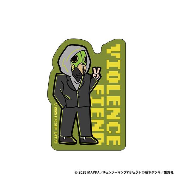 【1月予約】劇場版チェンソーマンレゼ篇 レトロGAMEダイカットステッカー 暴力の魔人 キャラグッズ 4533773744209