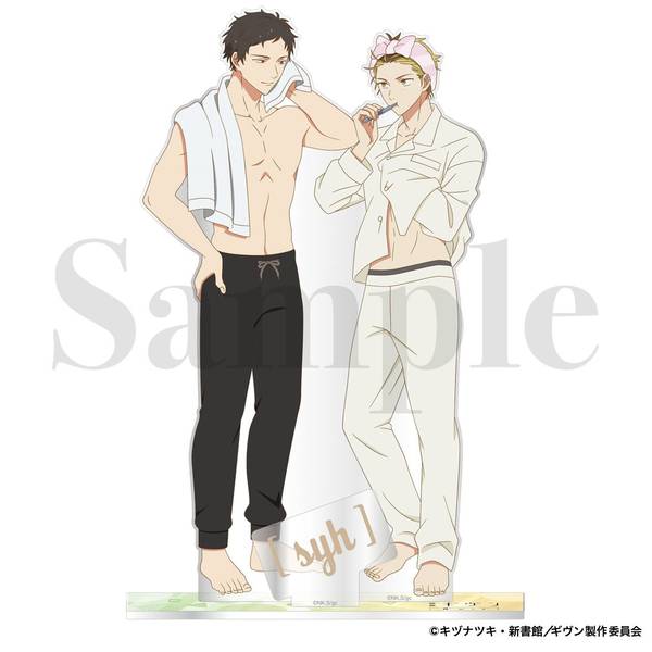 アニメ　ギヴン　1巻バンドル特典　こやけ描き起こしアクリルジオラマセット ギヴン 1巻 Blu-ray/DVD アニメイト限定 同梱特典 アクリル