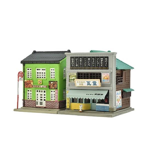 トミーテック Nゲージ 建コレ044-5 スパイス専門店・かき氷屋 鉄道模型パーツ 314189