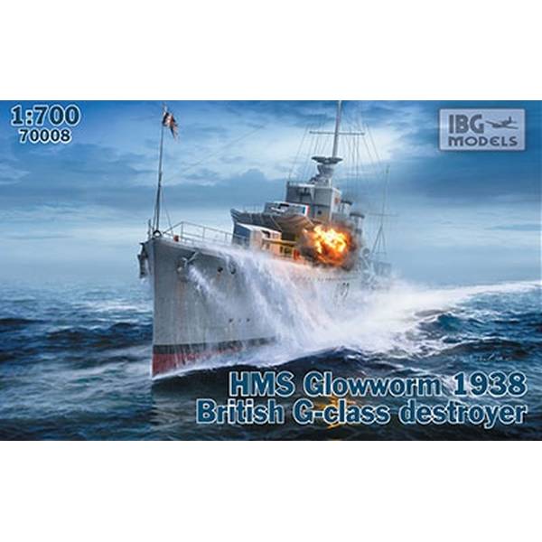 IBG 1/700 英・G級駆逐艦・グローウォームH-92・英海軍1938年 スケールモデル PB70008