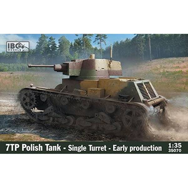 プラモデル　1/35 ポ・７TP軽戦車37mm砲搭載タイプ-初期型 [PB35070] Amazon | IBG 1/35 ポーランド 7TP 軽戦車 37mm砲搭載タイプ