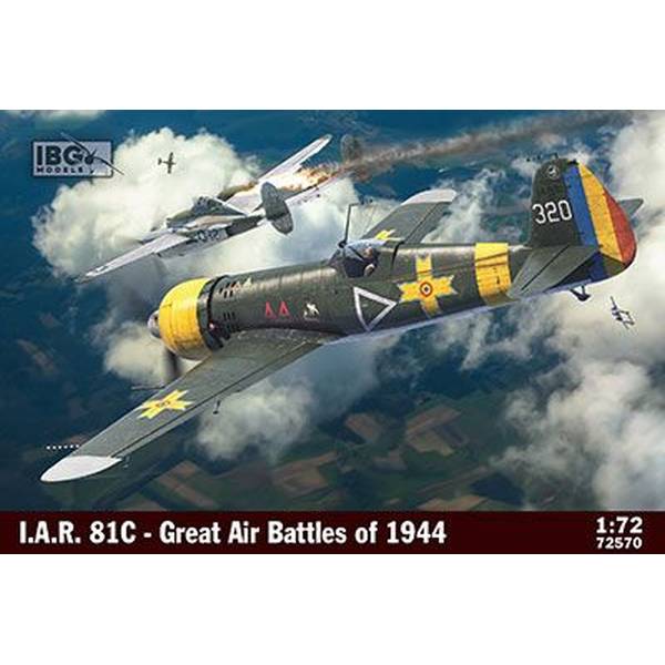IBG 1/72 ルーマニア・ I.A.R.81C戦闘機・1944年防空戦 スケール