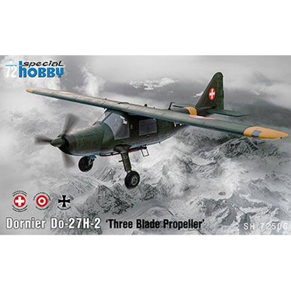 スペシャルホビー 1/72 独・ドルニエDo27H-2小型汎用機・3枚