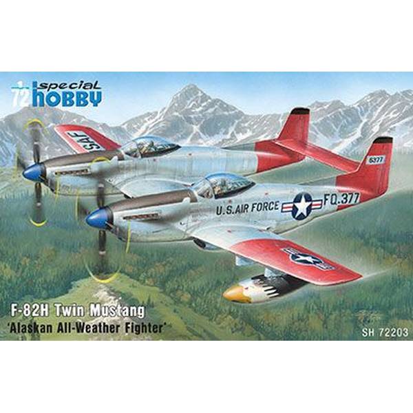 スペシャルホビー 1/72 米・ノースアメリカンF-82Hツインムスタング戦闘機・アラスカ防衛 スケールモデル SH72203