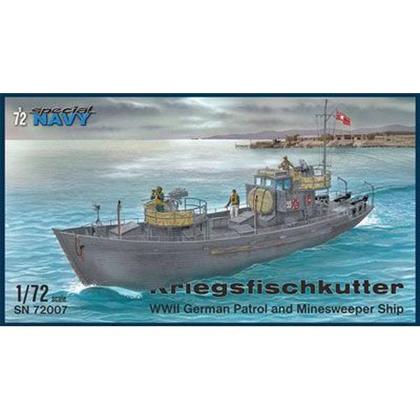 【7月予約】スペシャルホビー 1/72 独・パトロール掃海艇武装漁船WWII スケールモデル SN72007